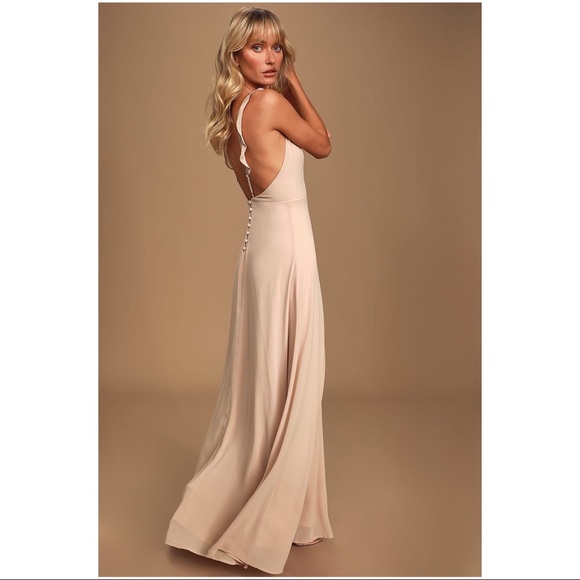 Lulus’s Meteoric Rise Bridesmaid’s Dress - Muave - Picture 3 of 7